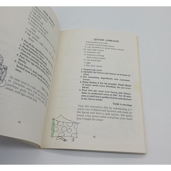 Your Waring Cookbook The Pleasure of Blending 7 Speed Blender Booklet 1969 Vtg - Picture 5 of 8